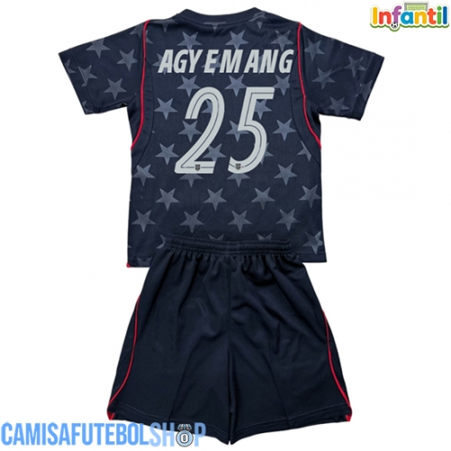 Camisa de time de futebol Estados Unidos Patrick Agyemang #25 Replicas 2º Equipamento Infantil Mundo 2026 Manga Curta (+ Calças curtas)